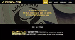 Desktop Screenshot of madmanespresso.com