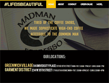 Tablet Screenshot of madmanespresso.com